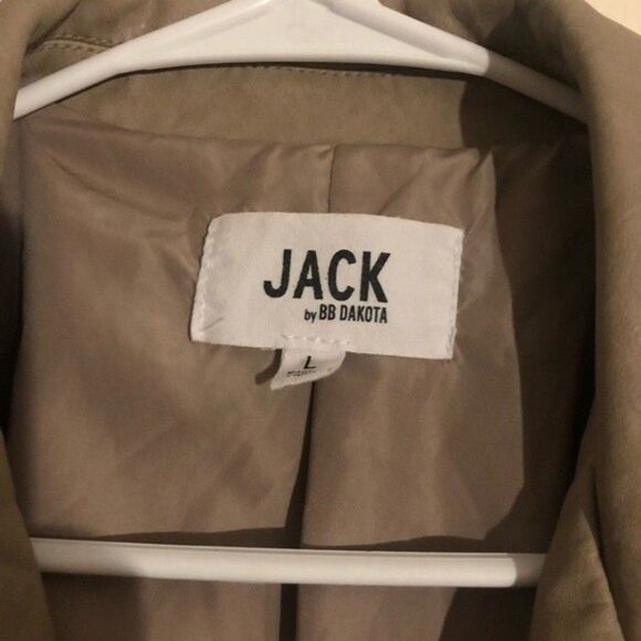 Jack by BB Dakota Vegan Leather Moto Jacket size L - Picture 3 of 5